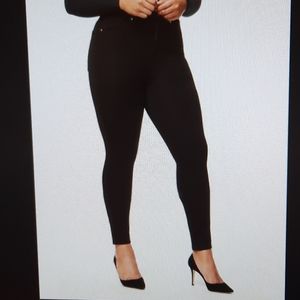 Good American Good Waist black skinny jeans 0/25